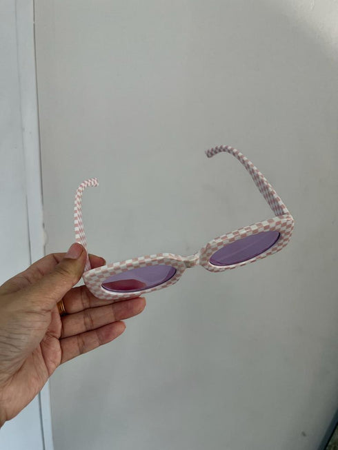 Candy Color Block Retro Glasses
